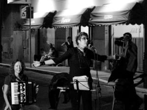 Un momento della street art dello scorso anno.