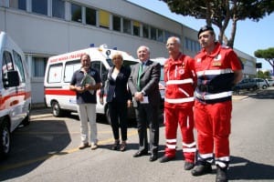 La foto della donazione