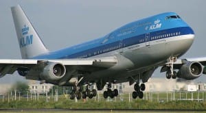 Un velivolo della compagnia KLM