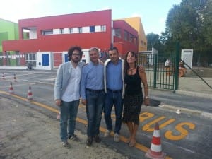 L'inaugurazione della nuova scuola