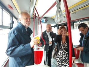 Il tratto di inaugurazione