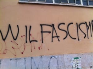 Le scritte rimosse