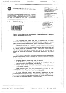 La lettera inviata da SAT (1/2)