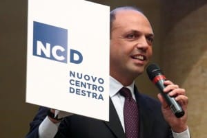 Angelino Alfano presenta il simbolo del Nuovo Centro Destra