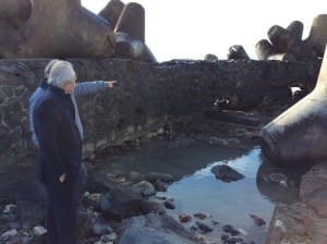 Montino in visita al vecchio faro