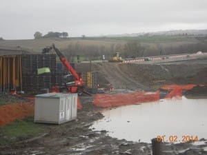 Allagamenti nel cantiere SAT