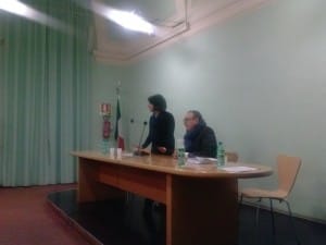 L'On. Roberta Angelilli durante il suo intervento