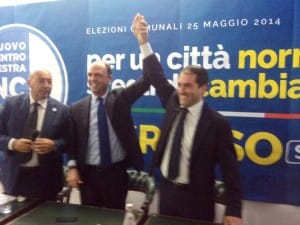 Angelino Alfano a sostegno di Massimiliano Grassi