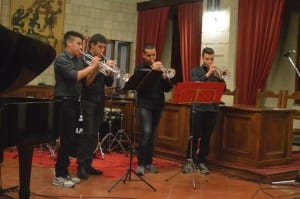 Alcuni allievi dell'Accademia Tarquinia Musica