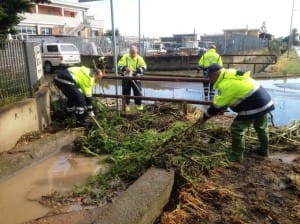 Canale liberato dalla vegetazione