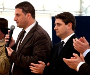 Il presidente Antonelli e l'on. Mazzoli