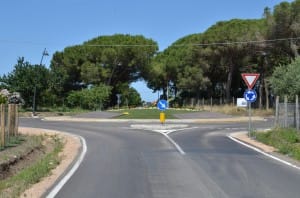 la rotonda delle Graticciare a Pescia Romana