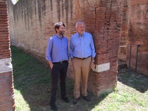Il Sindaco Montino con il Ministro Franceschini