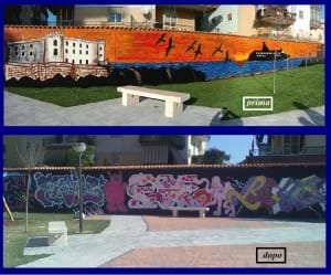 Ladispoli.murales-eurospin.prima.dopo