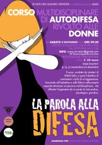 Corso autodifesa a NOVEMBRE 2014 - Snoq Cerveteri