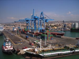 Porto di Civitavecchia merci
