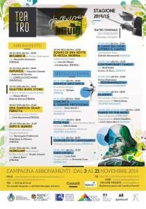 cartellone teatrale 2014-2015