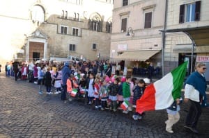 Corteo nelle vie del centro storico