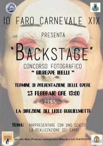 Concorso fotografico back stage