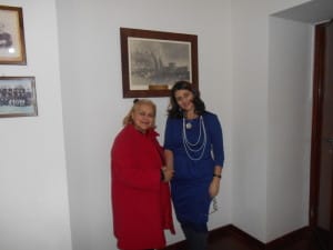 Direttrice  Casa di Recl. D.ssa Anna Angeletti  con Pina Tarantino