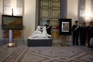 Statua del dio Mitra (foto Franz Benvenuti-F3Press)