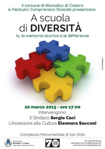 manifesto A Scuola di diversità