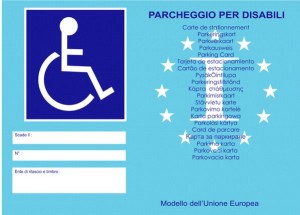parcheggio disabili