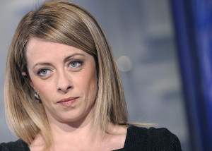 Giorgia Meloni, 24 marzo 2014 (Fabio Cimaglia / LaPresse)
