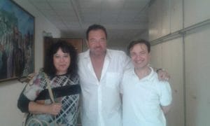 foto con Sebastiano Somma