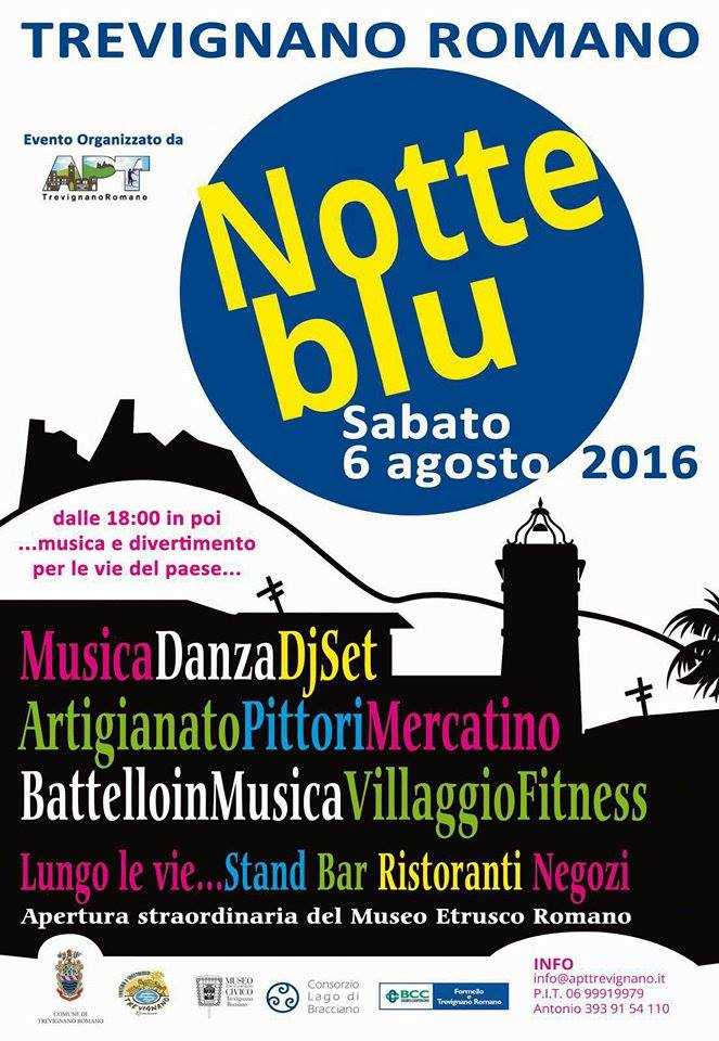 Trevignano Romano, parte la seconda edizione della “Notte Blu” - TerzoBinario.it