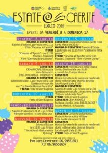 Programma Estate Caerite 2016