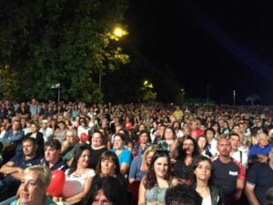 Il pubblico della serata