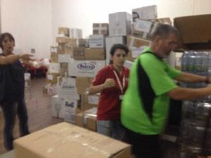 sindaco in ex consorzio con generi per Amatrice