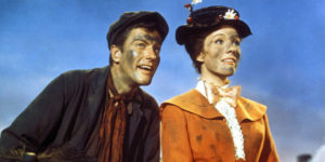 Dick Van Dycke (Bert) e Julie Andrews (Mary Poppins)