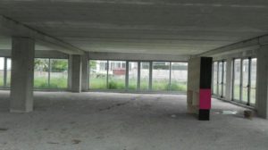 Il locale incompleto destinato ad Animo Onlus