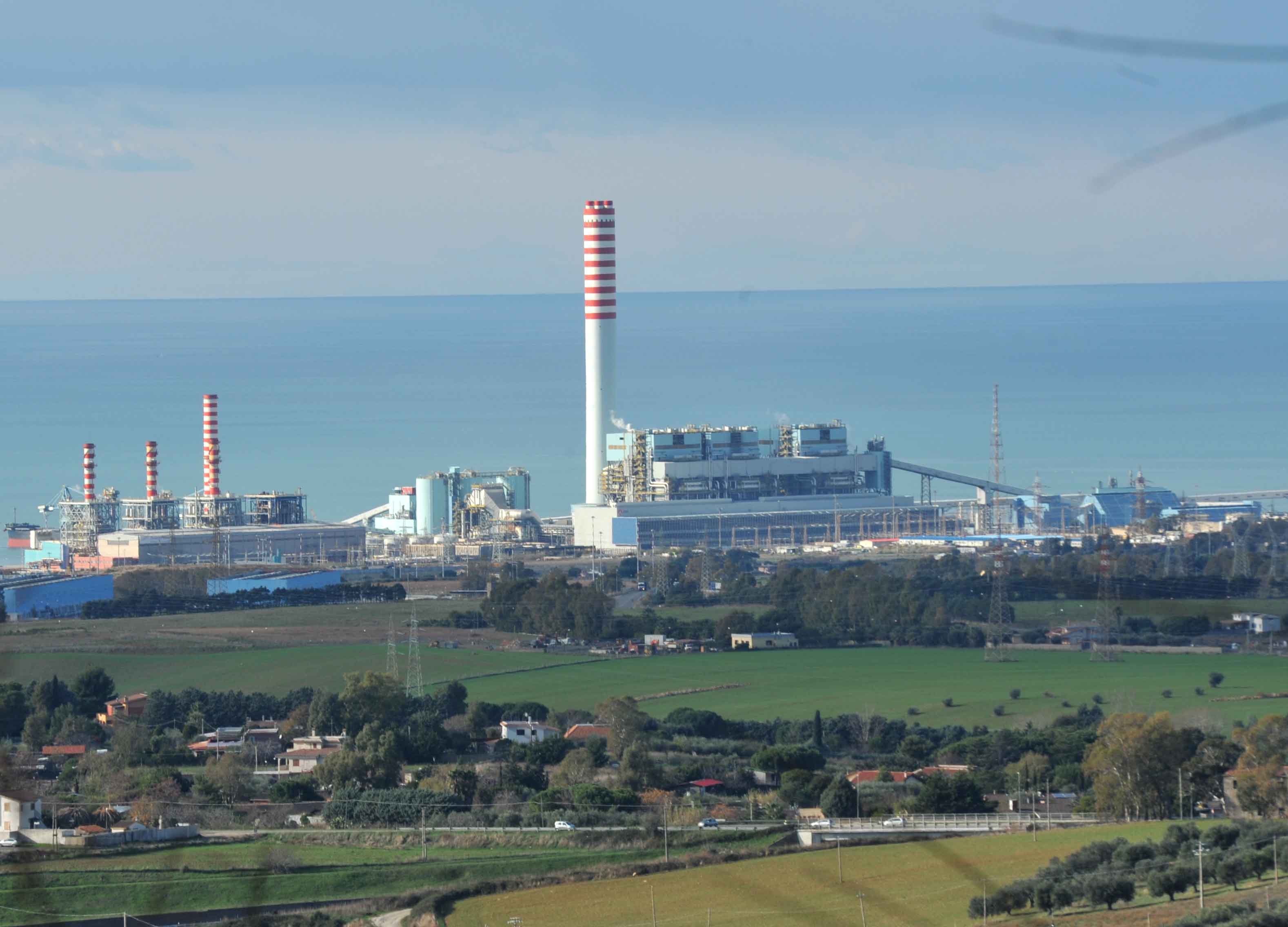 CENTRALE ENEL TVN La centrale di Torrevaldaliga Nord civitavecchia CENTRALE ENEL TVN La centrale di Torrevaldaliga Nord civitavecchia