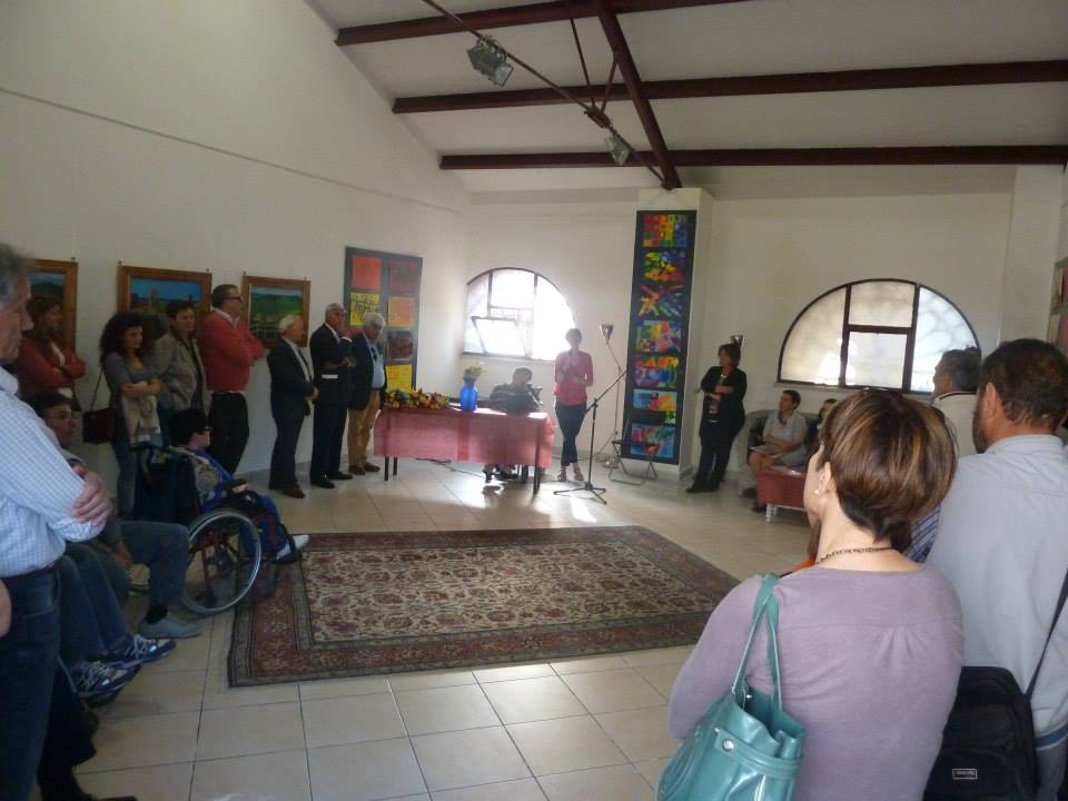 Tarquinia, inaugurata la mostra di pittura dei giovani centro socio-riabilitativo “Luigi Capotorti”