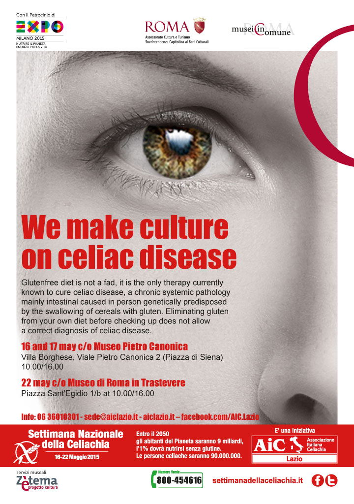Gli appuntamenti nel Lazio, per la Settimana Nazionale della Celiachia (16-22 maggio 2015)