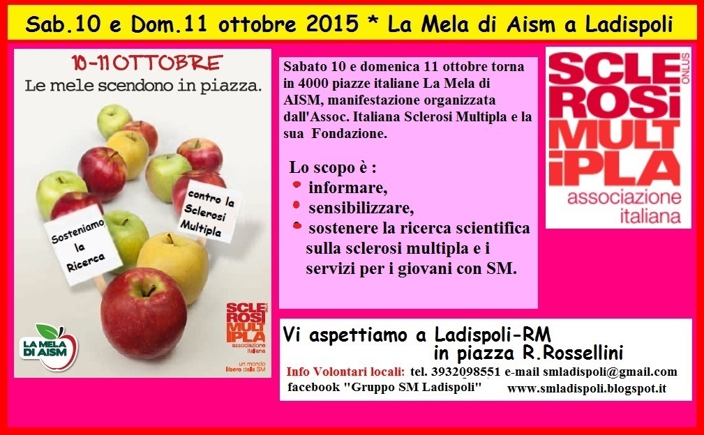 Aism 2015 Le Mele per la ricerca
