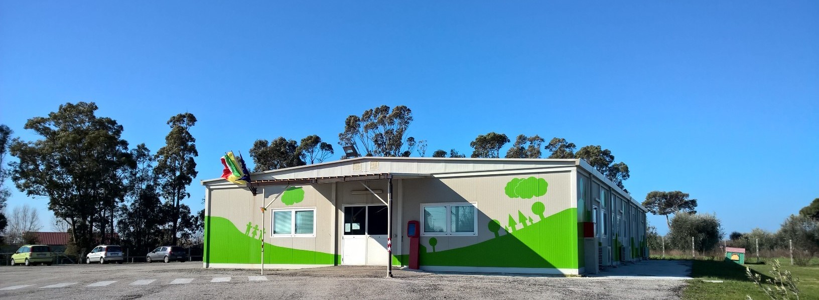 scuola prefabbricato Due Casette