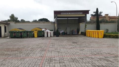 Isola ecologia cimitero di Ladispoli