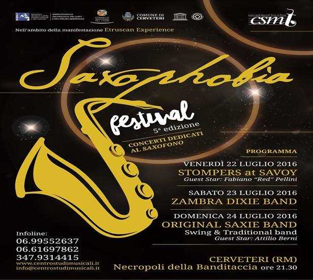 Locandina Saxophobia Festival