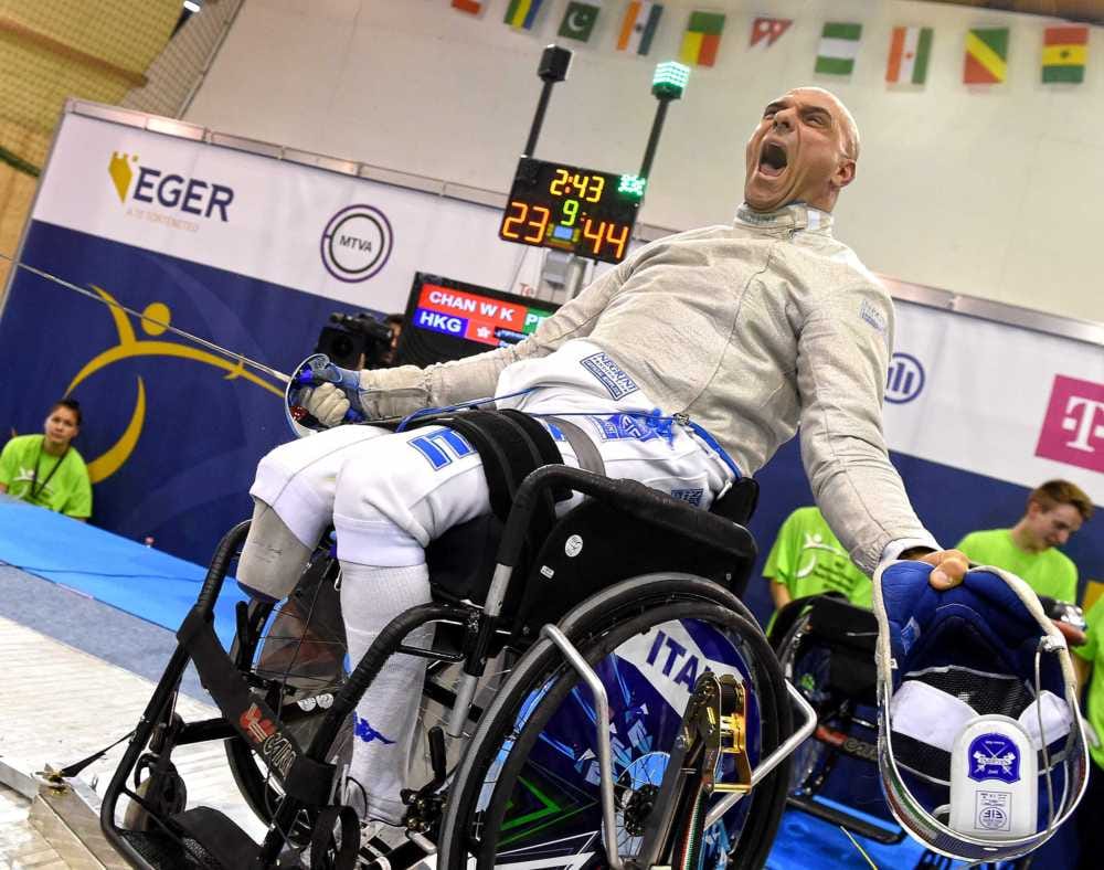 Paralimpici di scherma: Pellegrini - Giordan - Sarri sono campioni