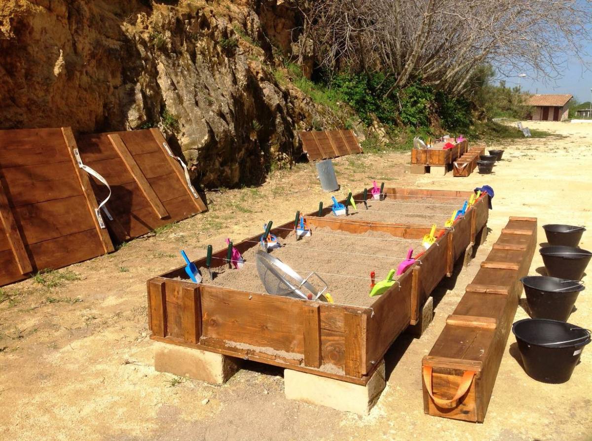 L'area attrezzata per i laboratori