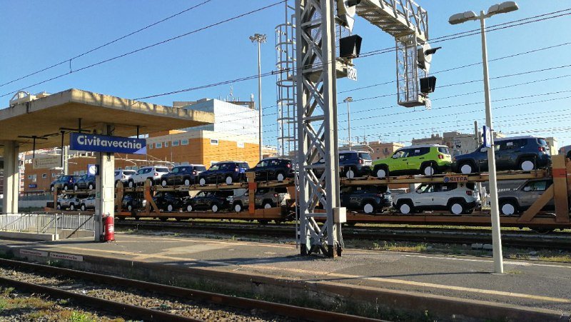 automotive treno auto stazione civitavecchia cta 2