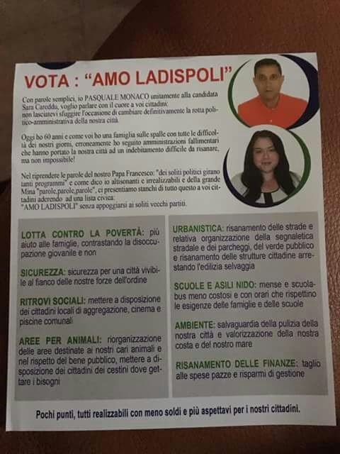 Polemiche elettorali, Amo Ladispoli ai fuoriusciti: “Loro hanno tradito. Ribadiamo sostegno a Pierini”