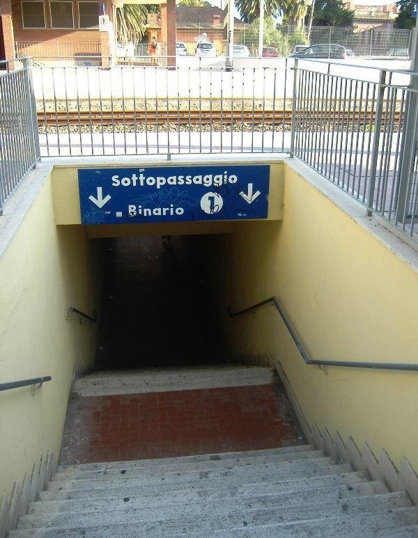 stazione santa marinella sottopassaggio stazione santa marinella sottopassaggio