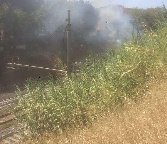 incendio santa marinella ferrovia fl5