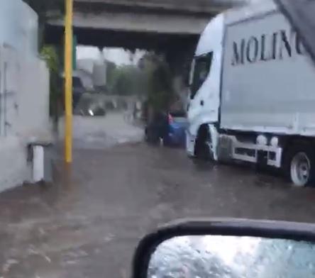 aurelia sud bloccata maltempo civitavecchia