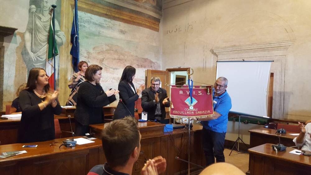 Anguillara, medaglia di bronzo per l’Avis